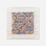 Untitled by Irving Harper, string, nails and paper construction, sold Jan 2016