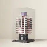 Untitled (Architectural Model) by Irving Harper, paper construction, sold Jan 2016
