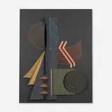 Untitled by Irving Harper, paper construction, sold Jan 2016