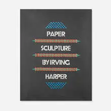 Irving Harper, Untitled, paper construction