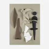 Untitled by Irving Harper, painted paper construction, sold Jan 2016
