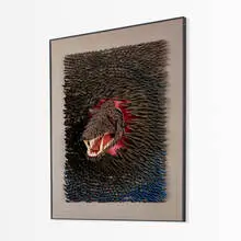 Irving Harper, Untitled (Wolf), painted paper construction