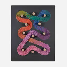 Irving Harper, Untitled, painted paper construction