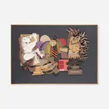 Untitled by Irving Harper, painted paper construction, sold Jan 2016