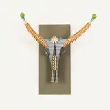 Untitled (Antelope) by Irving Harper, paper and found object construction, sold Jan 2016
