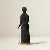 Irving Harper, Untitled (Standing Figure), painted paper and wood construction