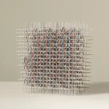 Irving Harper, Untitled, painted wood construction