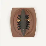 Untitled (Face) by Irving Harper, painted paper construction, sold Jan 2016