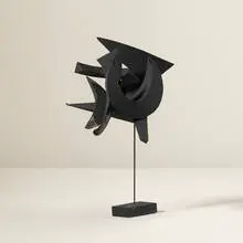 Irving Harper, Untitled, painted paper construction on base