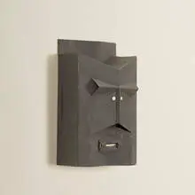Irving Harper, Untitled (Face), painted paper construction