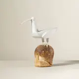 Irving Harper, Untitled (Seagull), painted paper construction with carved found object