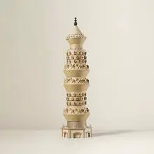 Irving Harper, Untitled (Architectural Model), paper construction with found objects