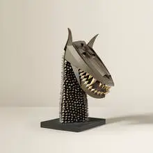 Irving Harper, Untitled (Beast), paper and mylar construction