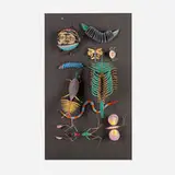 Untitled (Insects) by Irving Harper, paper construction with found objects, sold Jan 2016