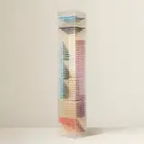 Irving Harper, Untitled, paper and wood construction suspended in acrylic box