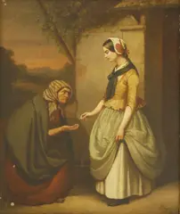 Louis Taymans, Untitled, oil on panel 41 x 34.5cm