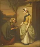 Louis Taymans, Untitled, oil on panel 41 x 34.5cm