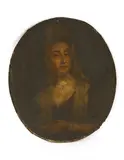 Michael Dahl, Untitled, HOLDING A BOOK Oil on canvas