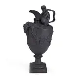 England, 19th century, by Wedgwood Black Basalt Wine Ewer, sold Oct 2024