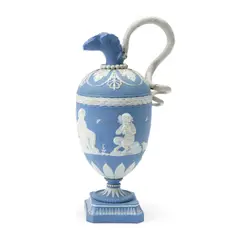 Wedgwood Solid Blue Jasper Ewer, England, late 18th century,