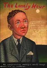 Fred Stonehouse, The Lonely Hour, 2002, 15" x 10 1/2" sight size, 19 1/2" x 15 1/8" frame size