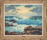 Stanley Wingate Woodward, Morning Light - Cape Ann, 24 1/4" x 29 1/2" sight size, 31 3/4" x 36 3/4" frame size