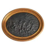 Wedgwood Black Basalt Plaque, England, late 18th/early 19th century,
