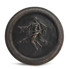 Wedgwood Self-framed Black Basalt Plaque, England, 18th century,