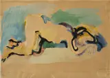 Oskar Kokoschka, Knieender weiblicher Akt