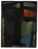 Meditation by Alexej von Jawlensky, 1935, Öl auf leinenstrukturiertem Papier auf Karton, sold Nov 2011