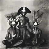 Irving Penn, 3 New Guinea Men, (2 with Pipes)