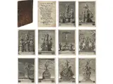 Augustin Petr Neuräutter, Statuae Pontis Pragensis, 1714, copper engraving, paper