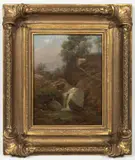 Josef Navrátil, Landscape with a Waterfall