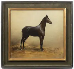 Leo Lerch, Bógár, 1890, oil on canvas