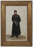 Alexej Danilovič Kivšenko, Study of a Cossack, Before 1895, oil on canvas