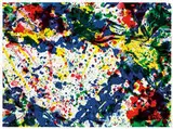 Untitled by Sam Francis, 1992, Color lithograph on Rives BFK, sold Feb 2014