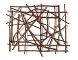 Charles Arnoldi, Untitled, 1975, Wooden stick assemblage