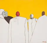James Strombotne, Departure, 1976, Oil on canvas