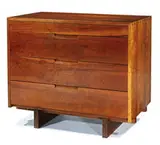 Single chest of drawers by George Nakashima, Cherry, sold Feb 2014