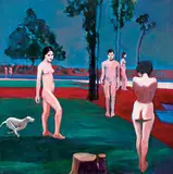 Theophilus Brown, Upper Delta, 1991, Acrylic on canvas