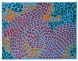 Claire Falkenstein, Untitled (Moving Points Painting 2), 1968, Acrylic on canvas