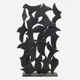 David Hayes, Untitled (Screen Sculpture), 1993, welded and painted steel