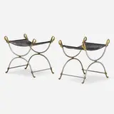 Maison Jansen, Stools, pair