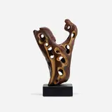 Mario Dal Fabbro, Untitled, 1989, carved and stained wood