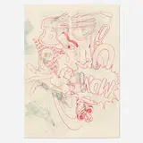 John Matos, WOW, 1990, lithograph in colors on Arches paper