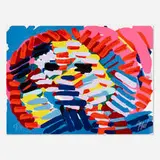 Once I Was the Sun by Karel Appel, 1978, lithograph in colors, sold Mar 2022