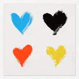 Thierry Guetta, All you need is He(Art) Four, 2021, screenprint in colors