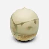 Closed Form by Toshiko Takaezu, c. 1980, glazed stoneware, sold Mar 2022