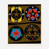 Robert Indiana, The American Dream (from Decade), 1971, screenprint in colors on Schoellers Parole