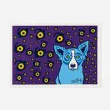 I See You, You See Me by George Rodrigue, 1993, screenprint in colors, sold Feb 2022